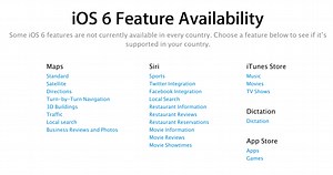 Apple posts list of iOS 6 feature availability by country - 9to5Mac