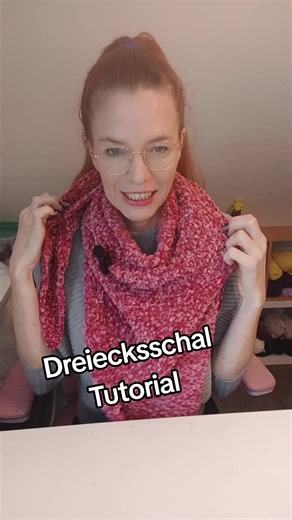 Dreiecksschal häkeln - Einfaches Tutorial zum Nachmachen