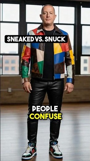 Sneaked vs. Snuck—know the difference! #learnenglish #englishtips #englishlearning