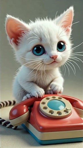 Kitten calls mom. 🧑 Mama 🧑 Mama #cat