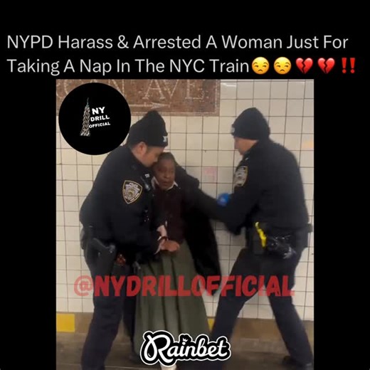 NY DRILL OFFICIAL on Instagram: "YOU GET ARRESTED FOR NAPPING ON THE TRAIN NOW?? WOWWW😭 what if I was tired tryna take a quick nap before my stop comes in 15 mins?😔 ima go to jail!!???💀🙏 NYPDK (via: @reddicemoney ) @nydrillofficial2"