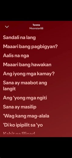 Torete Moonstar88 lyrics - full song lyrics and where to listen