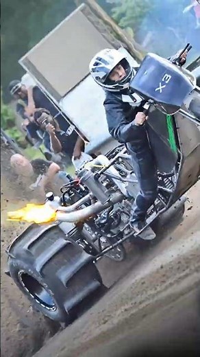 1,500HP Top Fuel Dirt Trike!