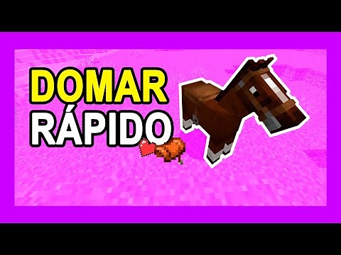 COMO DOMAR un CABALLO en MINECRAFT
