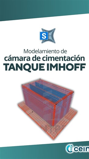 [Tanque IMHOFF]- Modelamiento de cámara de cimentación - SAP2000
