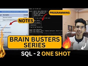 SQL 2 🔥: Class 12 Computer Science CBSE 2024-25 | Nitin Paliwal #brainbusterseries