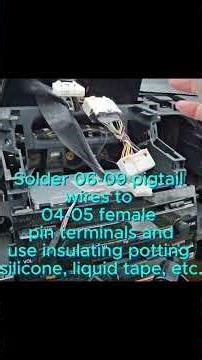 2006-2009 Navigation 7 Button MFD Installed In The 2004 Navigation 7 Button Package Using Only M13