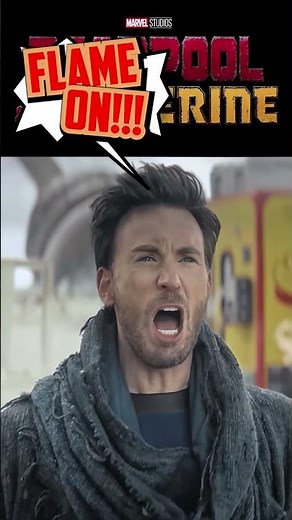 Chris Evans As The Human Torch In Deadpool and Wolverine