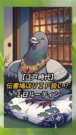 鳩様扱い!?江戸時代の伝書鳩1日ルーティン