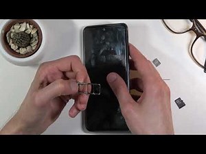 How to Insert SIM and SD Card in Xiaomi Redmi Note 10 – Extend Memory / Use Mobile Network