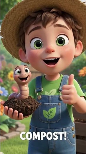 Compost Song for Kids ♻️🌱 | Learn Composting with Fun Nursery Rhymes | Recycling & Earth Day Song