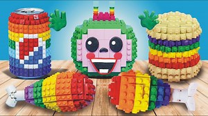 第741话 乐高创意时刻 森林里的巨兽 神秘的美食计划 定格动画烹饪ASMR
