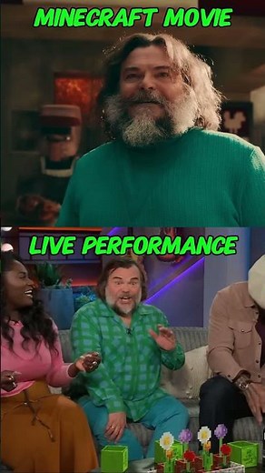 Minecraft Movie Lava Chicken Live Performance2 with Movie #minecraftmovie #minecraft #lavachicken