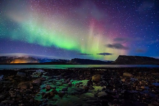 How are northern lights are created?