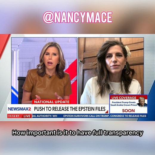 8.8K views · 329 reactions | Releasing the Epstein files is about one thing: JUSTICE for the survivors and hope for women everywhere. President Trump is on our side. REAL MEN PROTECT WOMEN. | Nancy Mace | Facebook