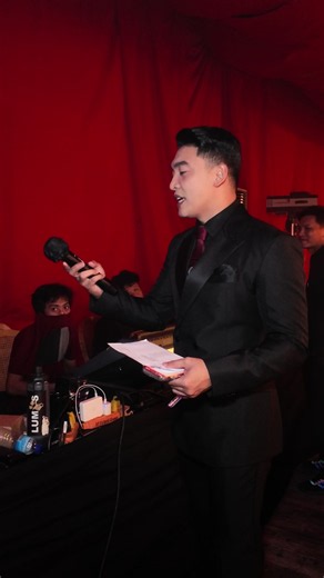 Sound check score 95% — Singing Host Richard PASADO!