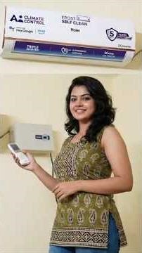 Haier 1.5 Ton 4 Star Smart Inverter AC Review AI Control 7-in-1 Convertible,Wifi, Cools 60°C #shorts