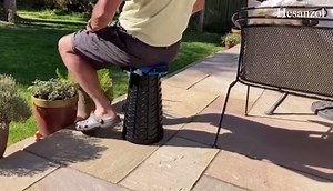 Watch Upgraded Portable Square Telescopic Stool for Adults on Amazon Live