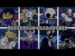 FNF Knockout but UNDERTALE Character Sings It