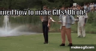 Happy Learned How to Putt on Make a GIF