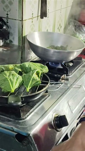 bhapa Mach paatta diye kumdo paatta 🥬🤤💖😋#food #trending #cooking #recipeblog #lifeisbutadream