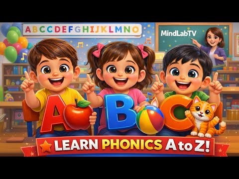 Learn The ABC Phonic Song | Nursery Rhymes and Kids Songs | Mind LAb TV