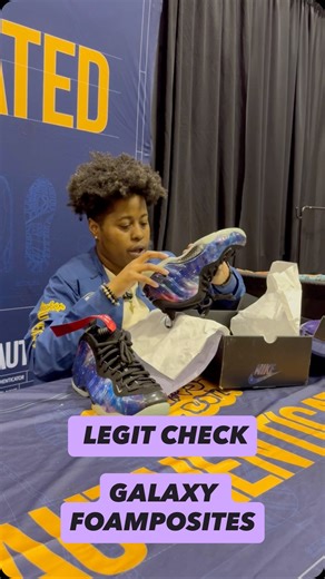 Sneaker Con on Instagram: "How to legit check Galaxy Foamposites"