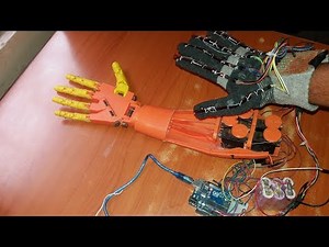 Robotic hand using ardiuno