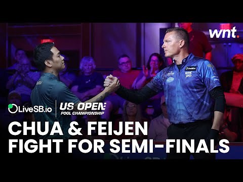 Johann Chua & Niels Feijen fight for the semi-finals! | 2025 US Open Pool Championship