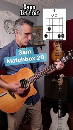 312K views · 4K reactions | The cool acoustic intro for 3 am by Matchbox 20 #guitarlesson #matchbox20 #3am #guitartabs | Anthony Parker and the Near Life Experience | Facebook