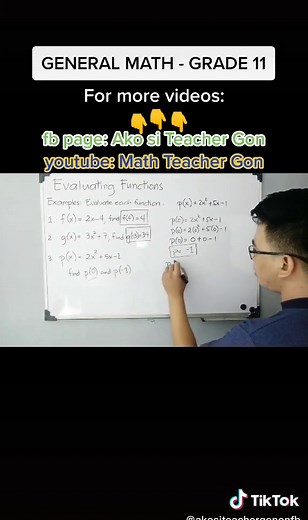 Grade 11 Math - Evaluating Functions Tutorial