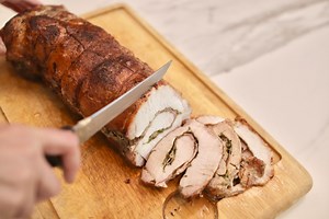 Porchetta de longe de porc (sous-vide) • La petite bette