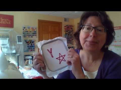 How to do Simple Yarn Couching on the Embroidery Machine without a Yarn Couching Foot and Set-Up