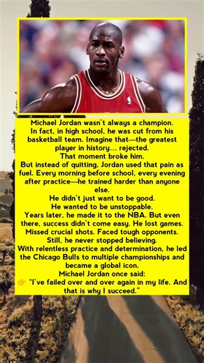 Michael Jordan Life Story | From Rejection to Legend 🏀 #michaeljordan #story