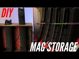 AR 15 Magazine Storage: How to make your own mag rack