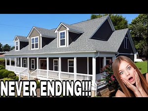 MODULAR MANSION: CUSTOM 2 STORY HOME W/ WRAPAROUND PORCH