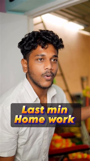 Harish Hatricks on Instagram: "Last Min Homework 📚‼️💯 #harishhatricks #contentcreator #reels #school"