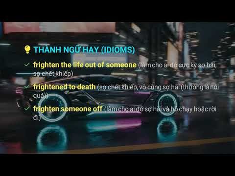 frightening là gì? | Từ điển Anh - Việt bằng video siêu dễ hiểu