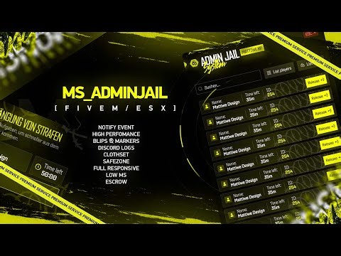 [FiveM - ESX] Admin Jail System (Mini Games) - ms_adminjail