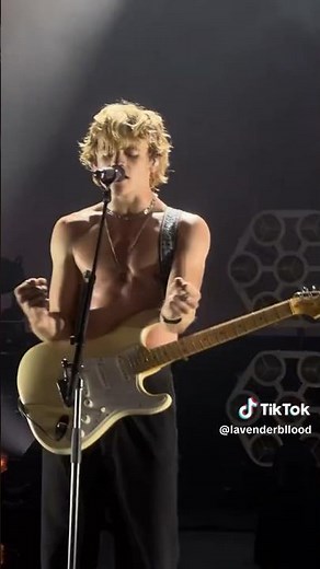 Ross Lynch Shirtless at The Greek Theatre 6-11-23