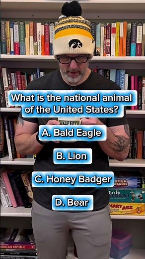 What is the national animal of America? #trivia #geographyquiz