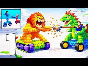 Draw Joust – Gameplay Walkthrough – Draw, Build & Battle Crazy Vehicles (iOS, Android)