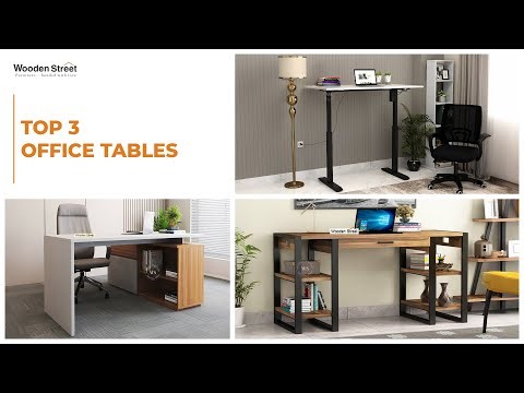 Top 3 Office Tables | Elevate Your Workspace in Style | Wooden Street