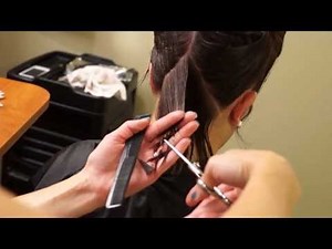 A line Bob Haircut // Short Hair Tutorial // Hair 101