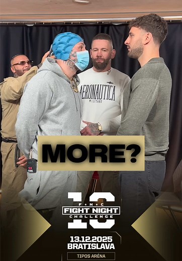 Už 13/12/2025 uvidíš v hlavnom zápase proti sebe stáť ZVARU a FLEXKINGA 🤯 @FLEXKING 🚨V predaji sú posledné lístky🚨 #fightnightchallenge #fightnightchallenge10