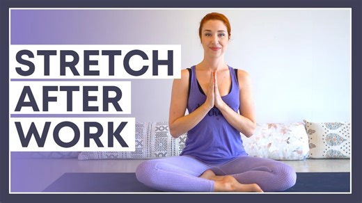 15-Minute After Work Yoga to Stretch & Relax