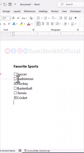 How to Insert Checkbox in Word Easily