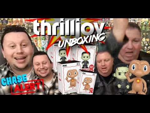 Thrilljoy PIX Unboxing! Universal Monsters Frankenstein & E.T. | CHASE ALERT!