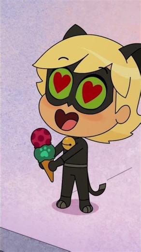 Sweethearts ice cream 💖 #miraculousladybug #ladybug #catnoir #miraculous #ladynoir #miraculouschibi