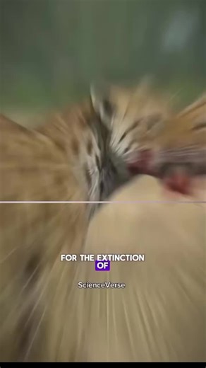 How did Smilodon become extinct from the earth#science #sciencefacts #sabertoothtiger